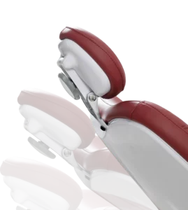 Modern dental chair with advanced safety lock systems and ergonomic design for patient comfort